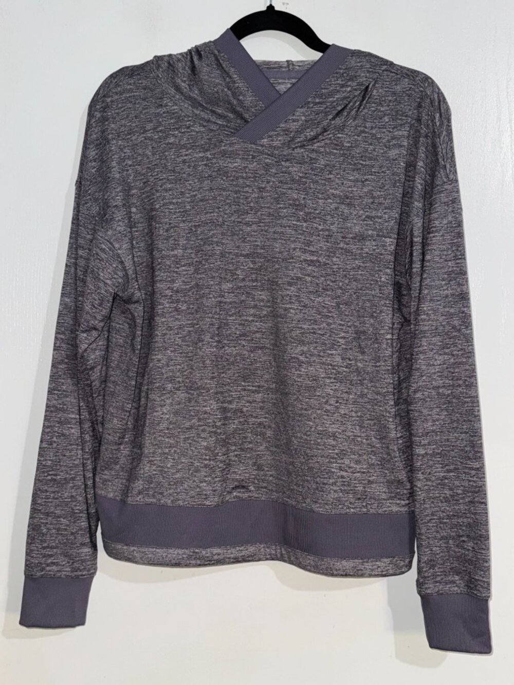 Mondetta Womens Performance Luxury Heather Gray Hoodie Sweatshirt Medium